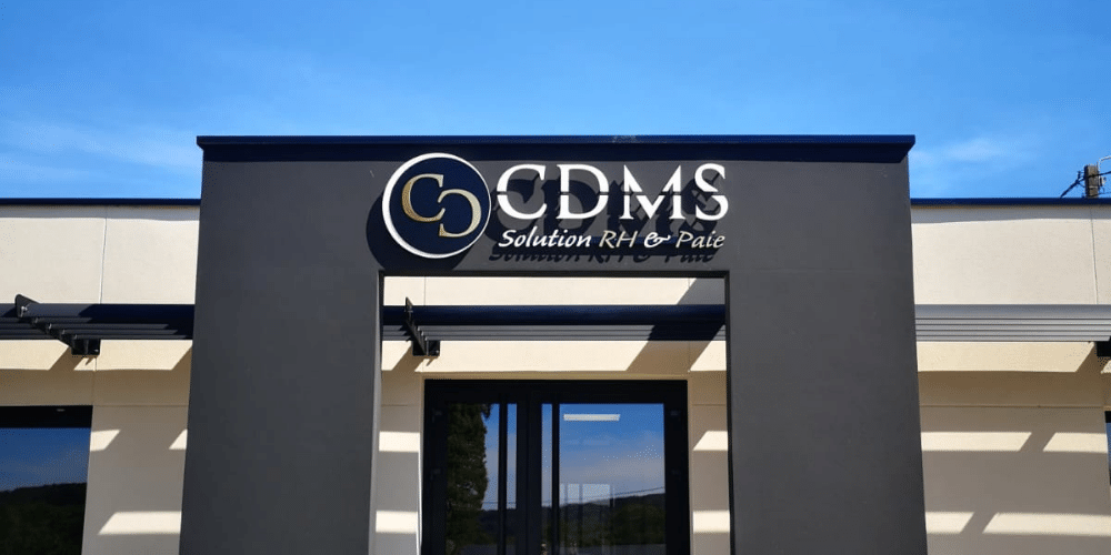 enseigne CDMS par Decograv