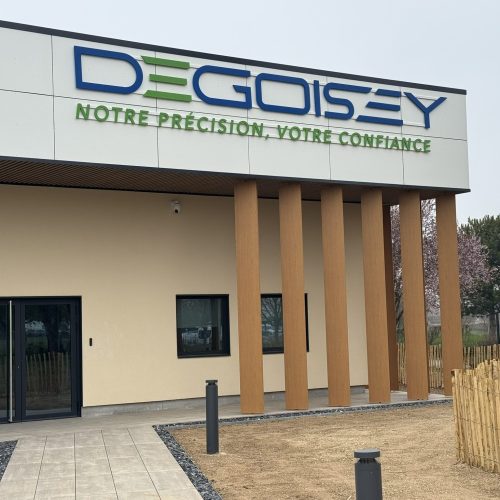 Enseigne lettres découpées DEGOISEY